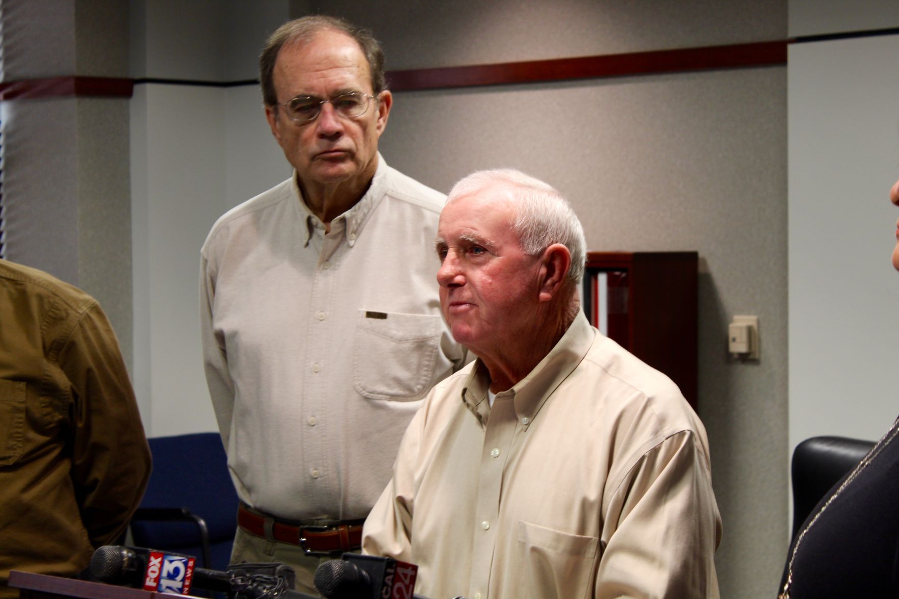 Officials discuss storm damage